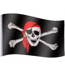 Pirátská vlajka Jolly Roger - 120 cm x 80 cm