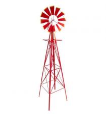 Větrný mlýn červený, 245 cm