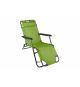 Garthen Skládací zahradní lehátko, 155 x 46 cm, zelené