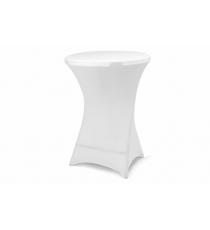 Potah pro vysoký stůl, elastický, bílá 80 x 80 x 110 cm