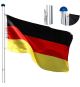 FLAGMASTER® Vlajkový stožár vč. vlajky Německo II., 650 cm