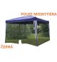 Moskytiéra na zahradní párty stan 3 x 3 m ČERNÁ