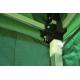Zahradní párty stan nůžkový PROFI 3x3 m zelený + 2 boční stěny