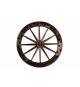 Dřevěné kolo Garth, 90 cm, stylová rustikální dekorace