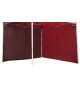 Sada 2 bočních stěn pro PROFI zahradní stan 3 x 3 m, vínová