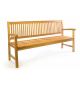 Zahradní lavice teak 180cm 3místná, prémiové natur provedení
