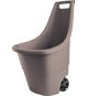 Plastový zahradní vozík EASY GO BREEZE 50L - hnědý