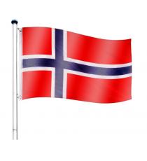 FLAGMASTER® Vlajkový stožár vč. vlajky Norsko, 650 cm