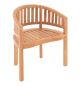 DIVERO židle, ošetřený teak