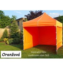 Zahradní párty stan PROFI STEEL 3 x 4,5 m, oranžový