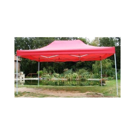 Zahradní párty stan CLASSIC nůžkový - 3 x 4,5 m červený