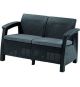 Pohovka CORFU LOVE SEAT - antracit