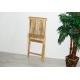 Skládací židle z týkového dřeva DIVERO, 4 kusy