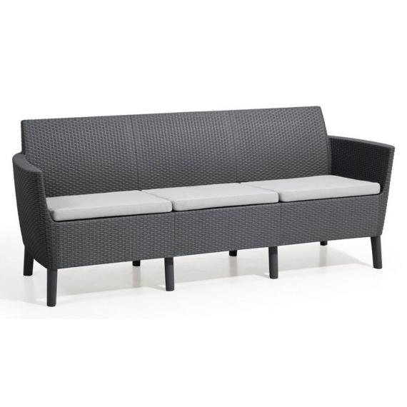 Salema 3 seater sofa - grafit