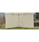 Sada 2 bočních stěn pro PROFI zahradní stan 3x3 m, champagne