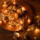 Sada světelných řetězů s časovačem - 20 LED, teplá bílá