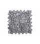 Mramorová mozaika Garth, šedá obklady, 1 m2