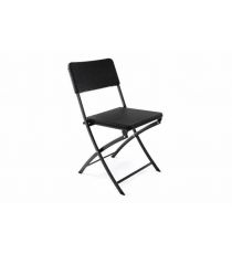 Skládací židle na zahradu, 80 x 40 cm, černá