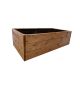 Dřevěný vyvýšený záhon, 163 x 78 x 42 cm
