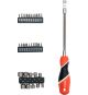 Šroubovák ohebný s příslušenstvím - 31 ks