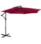 STILISTA Slunečník s potahem Ø 3 m,  červený