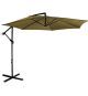 STILISTA Slunečník s potahem Ø 3 m, hnědý