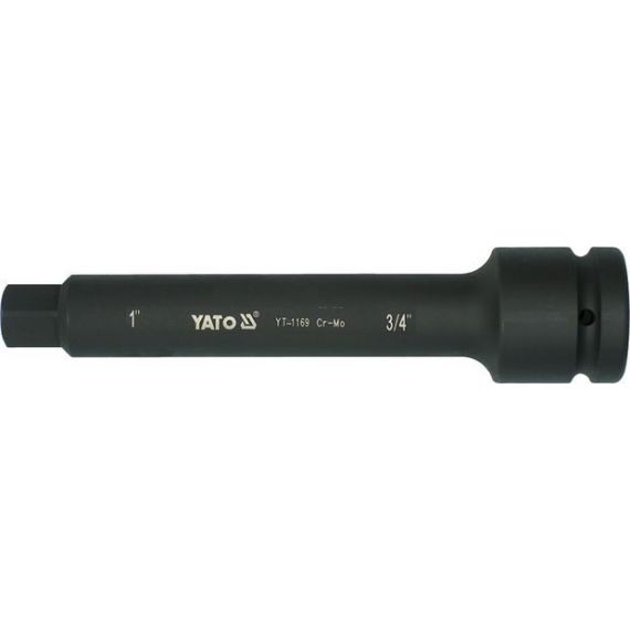 YATO Nástavec adaptér 1&quot  - 3/4&quot  rázový 250 mm CrMo