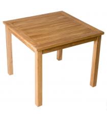 Divero zahradní dřevěný stůl, 90 x 90 x 75 cm