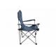 Skládací kempingová židle DIVERO XL - modrá