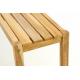 Zahradní set lavic a stolu DIVERO - neošetřené týkové dřevo - 135 cm