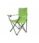 Skládací židle s držákem - světle zelená