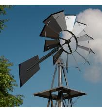 STILISTA Větrný mlýn, 245 x 55 cm, ocel, stříbrný