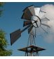 STILISTA Větrný mlýn, 245 x 55 cm, ocel, žlutý