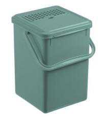 Kompostovací kbelík, 8 L, s uhlíkovým filtrem, zelený