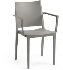 Židle MOSK ARMCHAIR, 82 x 57 x 56 cm, šedá