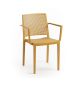 Křeslo GRID ARMCHAIR, 81 x 57 x 56 cm, hořčicově žlutá