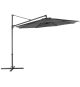 ROJA slunečník boční, 3m, šedý