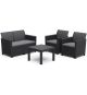 CLAIRE 2 SEATERS SOFA set  - grafit