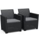KETER křeslo Claire, 2 ks grafit