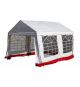 Zahradní párty stan 4 × 3 m – PVC plachta 400 g/m²