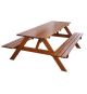 PIKNIK zahradní set dřevěný, 220 cm, lakovaný