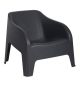 PETRA ARMCHAIR plastové křeslo, grafit